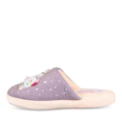 Chaussons VIOLET Fille Motif Uni