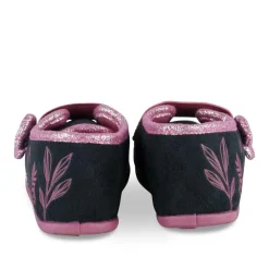 Chaussons VIOLET Fille Motif Uni Scratch