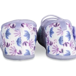 Chaussons VIOLET Fille Motif Multicolore Elastique