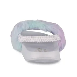 Chaussons VIOLET Fille Motif Multicolore Elastique