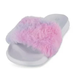 Chaussons VIOLET Fille Motif Multicolore A Enfiler