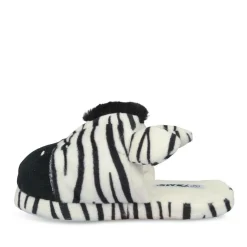 Chaussons Zèbre BLANC TAMS