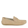 Chaussures Bateau BEIGE Homme Motif Uni A Enfiler