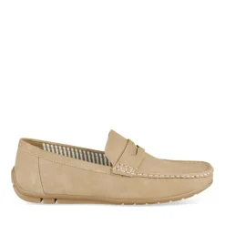 Chaussures Bateau BEIGE Homme Motif Uni A Enfiler