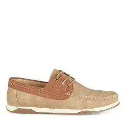 Chaussures Bateau BEIGE Homme Motif Uni Lacets