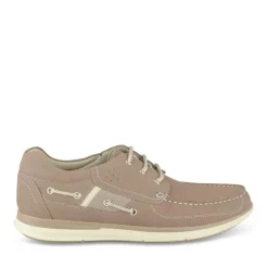 Chaussures Bateau BEIGE Homme CUIR Motif Uni Lacets