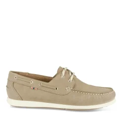 Chaussures Bateau BEIGE Homme CUIR Motif Uni Lacets