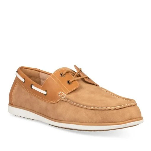 Chaussures Bateau BEIGE Homme Lacets