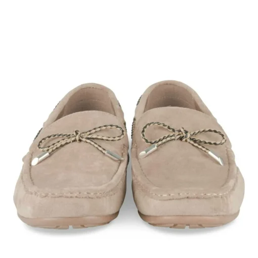 Chaussures Bateau BEIGE Homme Motif Uni A Enfiler