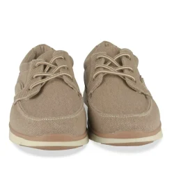 Chaussures Bateau BEIGE Homme Motif Uni Lacets