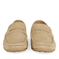 Chaussures Bateau BEIGE Homme Motif Uni A Enfiler
