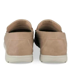 Chaussures Bateau BEIGE Homme Motif Uni A Enfiler