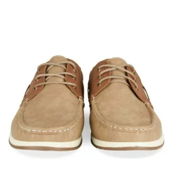 Chaussures Bateau BEIGE Homme Motif Uni Lacets