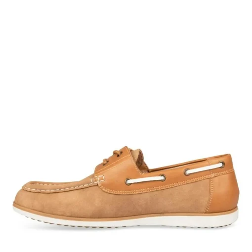 Chaussures Bateau BEIGE Homme Lacets