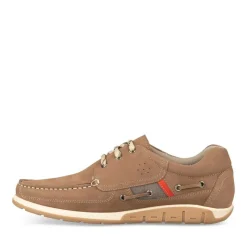 Chaussures Bateau BEIGE Homme CUIR Motif Uni Lacets