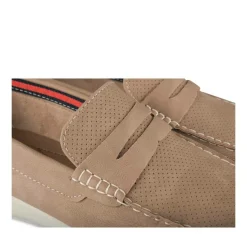 Chaussures Bateau BEIGE Homme Motif Uni A Enfiler