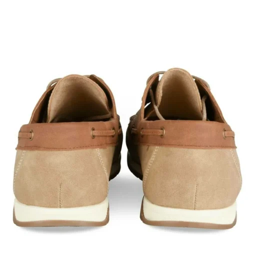 Chaussures Bateau BEIGE Homme Motif Uni Lacets