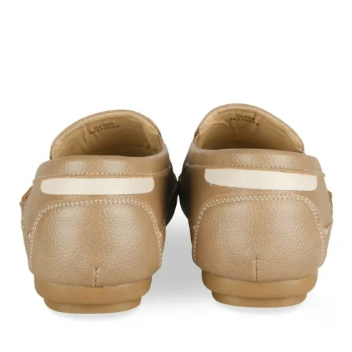 Chaussures Bateau BEIGE Homme Motif Uni A Enfiler