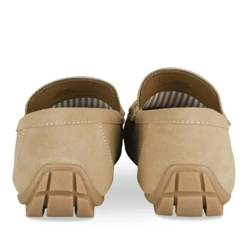 Chaussures Bateau BEIGE Homme Motif Uni A Enfiler