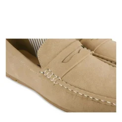 Chaussures Bateau BEIGE Homme Motif Uni A Enfiler