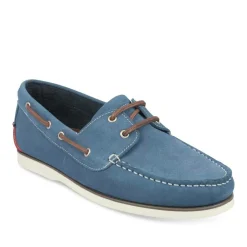 Chaussures Bateau BLEU Homme CUIR Lacets