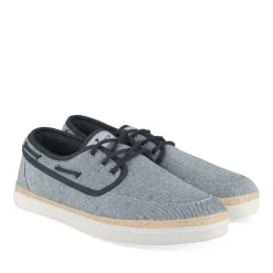 Chaussures Bateau BLEU Homme Motif Uni Lacets