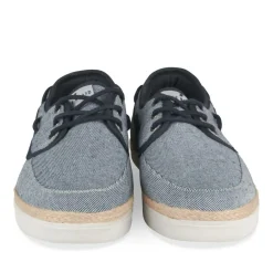 Chaussures Bateau BLEU Homme Motif Uni Lacets