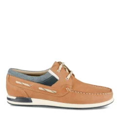 Chaussures Bateau COGNAC Homme CUIR Motif Uni Lacets