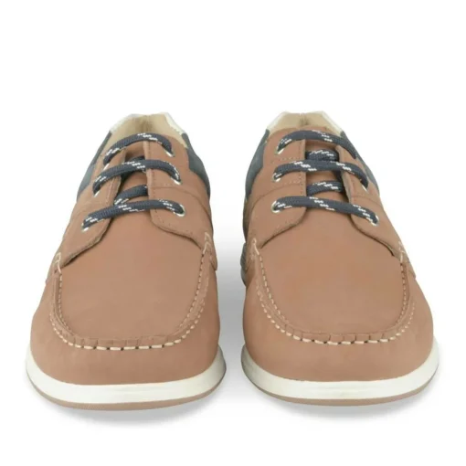 Chaussures Bateau COGNAC Homme CUIR Motif Uni Lacets