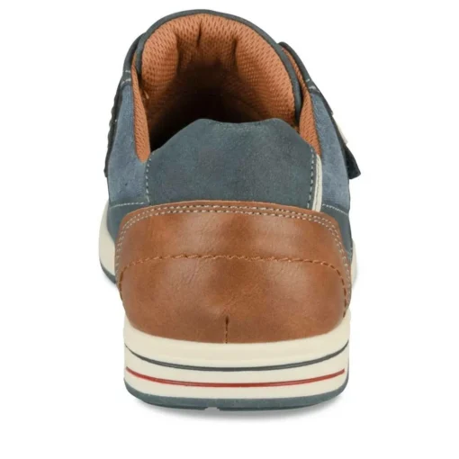 Chaussures Bateau Confort MARINE Homme Motif Uni Scratch