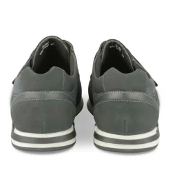 Chaussures Bateau Confort NOIR Homme CUIR Motif Uni Scratch