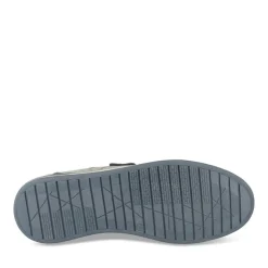 Chaussures Bateau Confort GRIS Homme CUIR Motif Uni Scratch