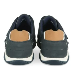 Chaussures Bateau Confort MARINE Homme CUIR Motif Uni Scratch