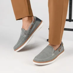 Chaussures Bateau GRIS DENIM SIDE