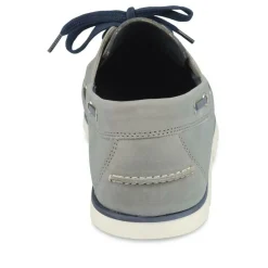 Chaussures Bateau GRIS Homme CUIR Lacets