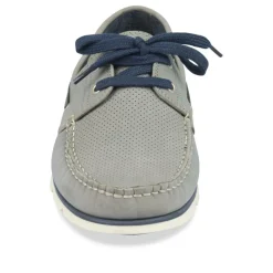 Chaussures Bateau GRIS Homme CUIR Lacets