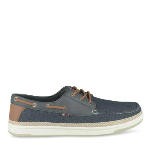 Chaussures Bateau JEANS Homme Motif Uni Lacets