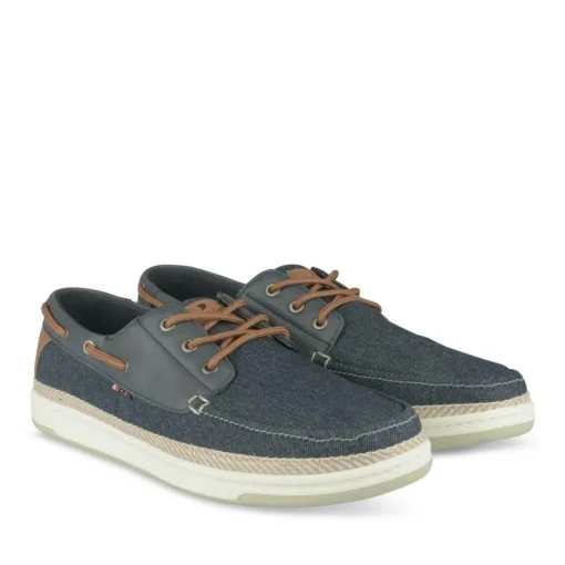Chaussures Bateau JEANS Homme Motif Uni Lacets