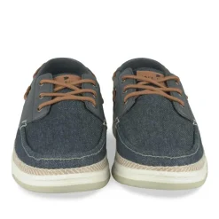 Chaussures Bateau JEANS Homme Motif Uni Lacets