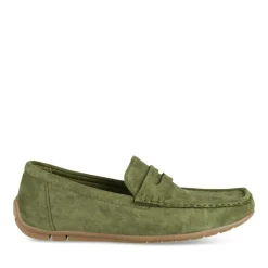 Chaussures Bateau KAKI Homme Motif Uni A Enfiler