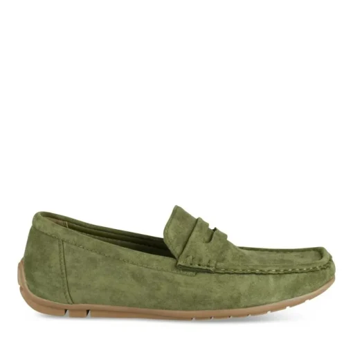 Chaussures Bateau KAKI Homme Motif Uni A Enfiler