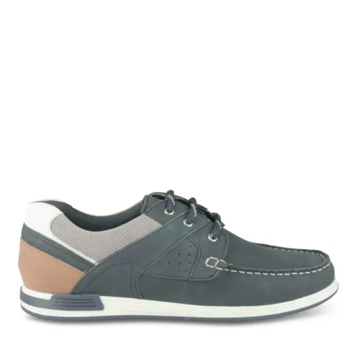 Chaussures Bateau MARINE Homme CUIR Motif Uni Lacets
