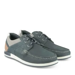 Chaussures Bateau MARINE Homme CUIR Motif Uni Lacets