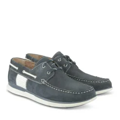 Chaussures Bateau MARINE Homme CUIR Motif Uni Lacets
