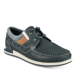 Chaussures Bateau MARINE Homme CUIR Motif Uni Lacets