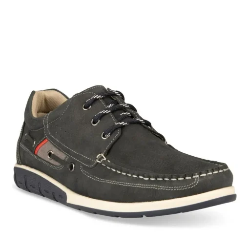 Chaussures Bateau MARINE Homme CUIR Motif Uni Lacets