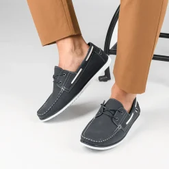 Chaussures Bateau MARINE Homme Motif Uni Lacets