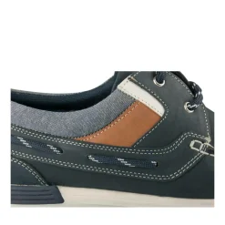 Chaussures Bateau MARINE Homme CUIR Motif Uni Lacets