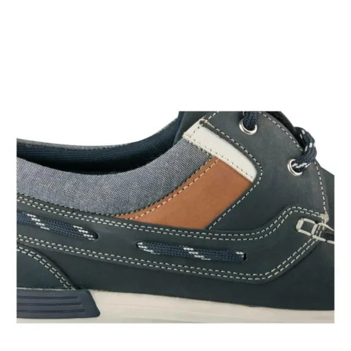 Chaussures Bateau MARINE Homme CUIR Motif Uni Lacets