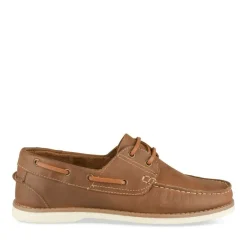 Chaussures Bateau MARRON Homme CUIR Motif Uni Lacets